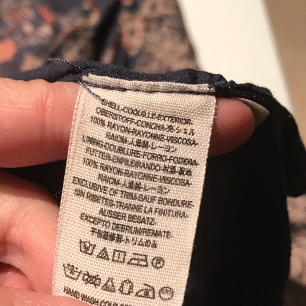 Free People Lucky Loosey Bohemian Mini Dress in Indigo Combo Size XS - Picture 10 of 10